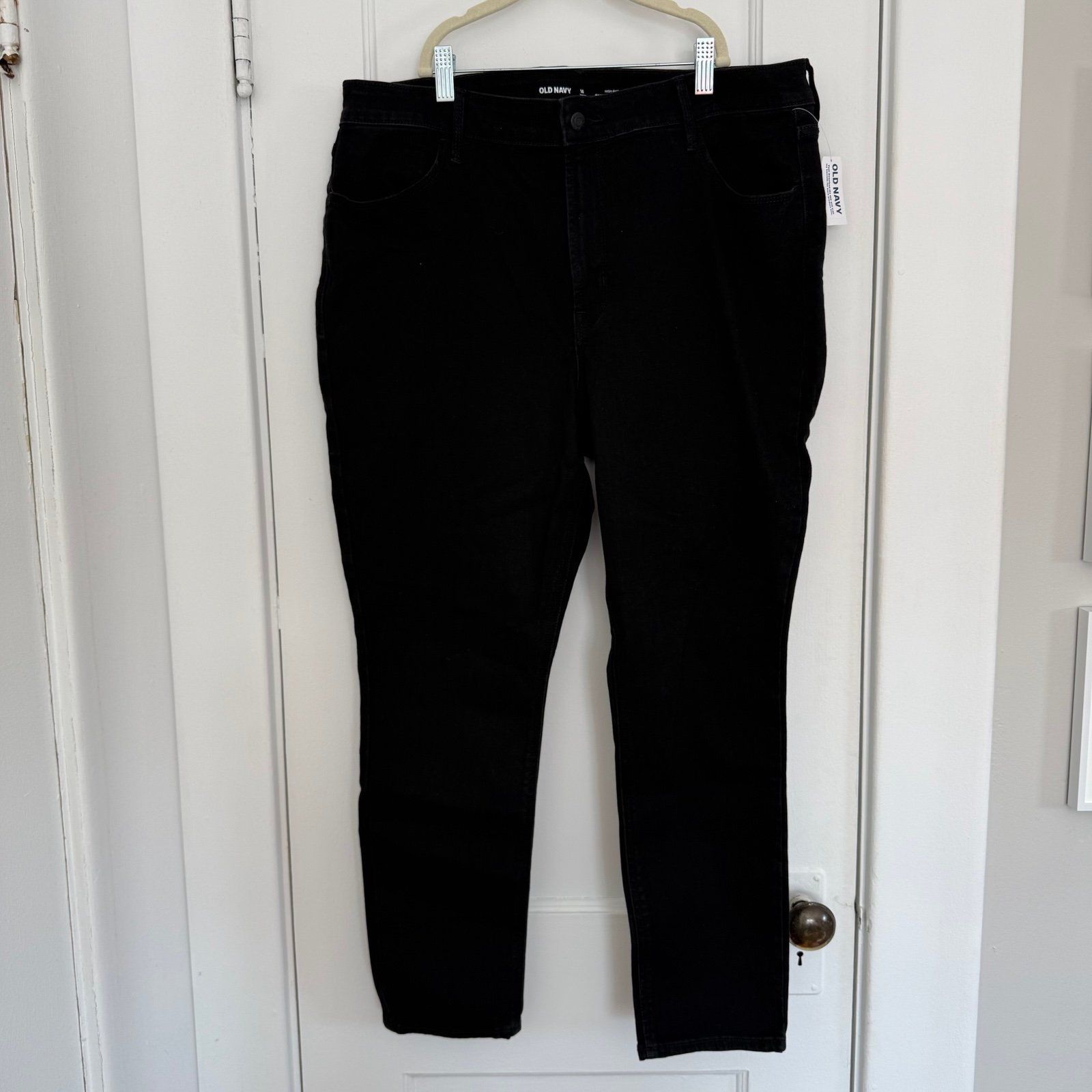 Old Navy Super Skinny Black Pants Nwt Sz 16